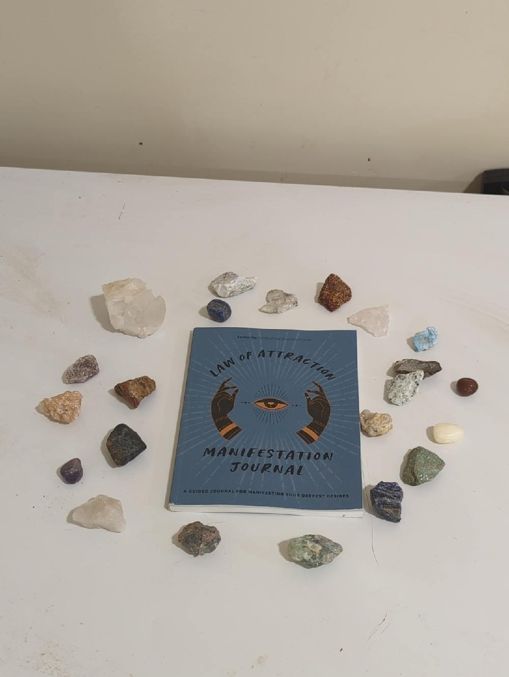 Manifestation Journal with Set of Crystals